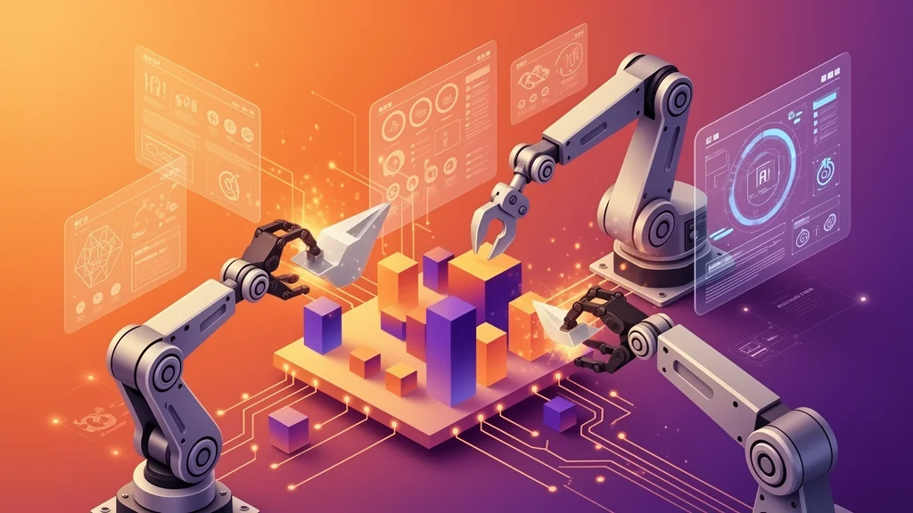 Agentic Chat — When AI Does the Work - decorative background