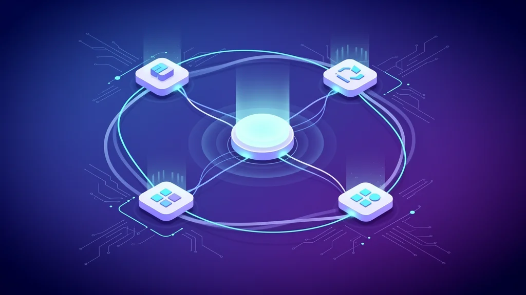 The five agentic patterns - orchestration nodes connected by flowing data streams