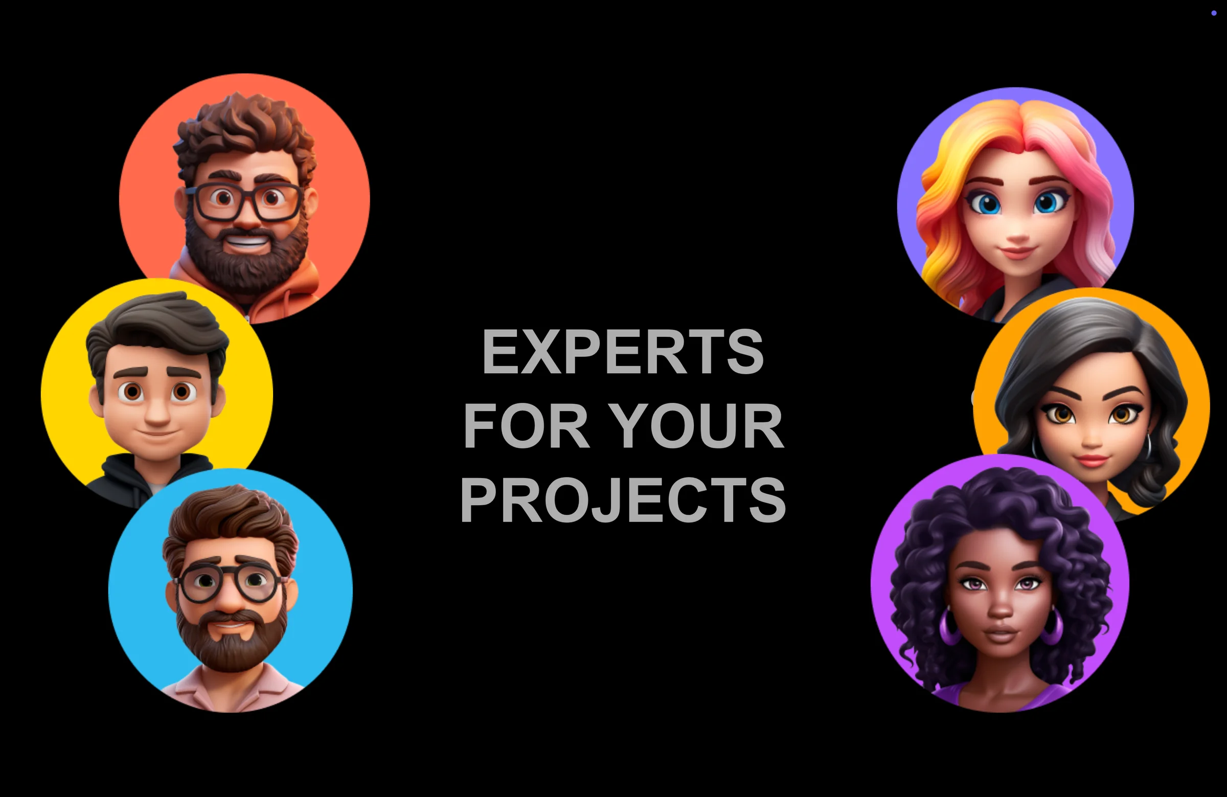 Illustration of work organized around projects